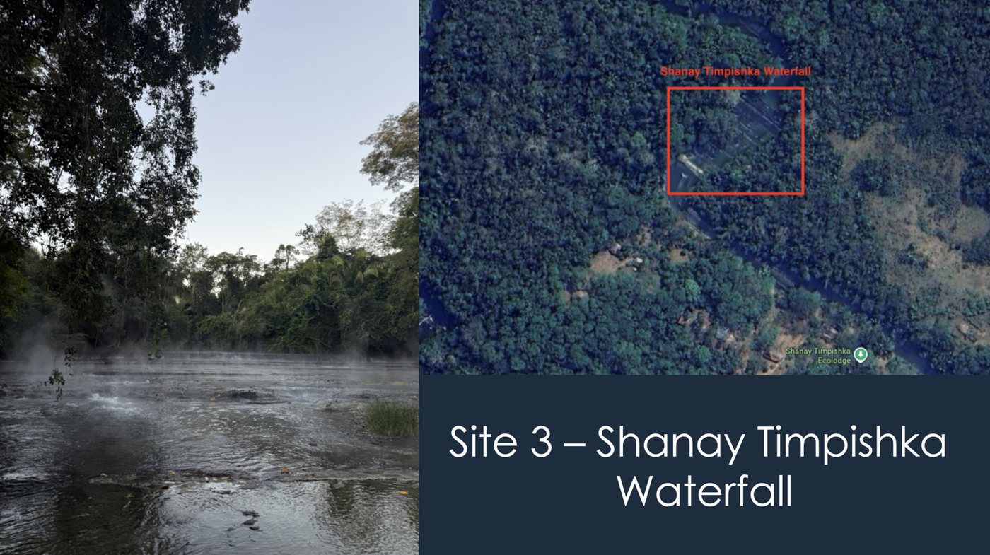 Site 3 — Shanay Timpishka waterfall